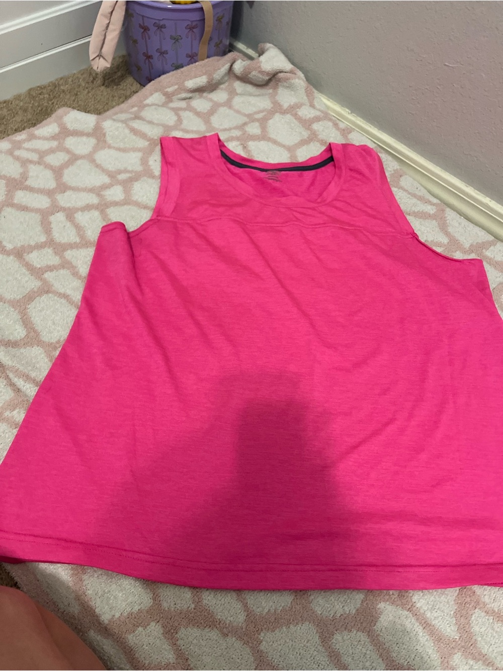Athletic Works Bright Pink Scoop Neck Tank